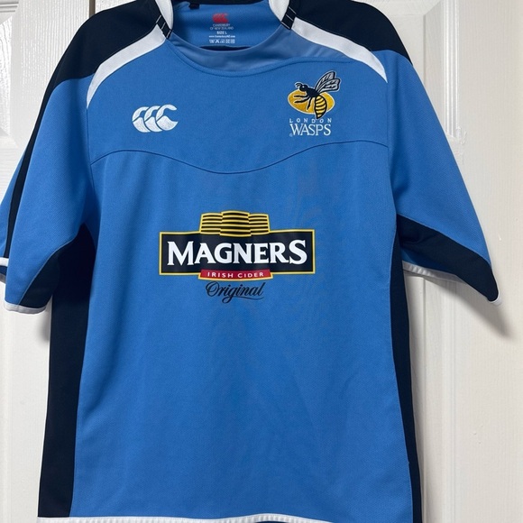 Canterbury Rugby Clothing Other - Canterbury London Wasps Blue Rugby Jersey with Magners Logo A -10